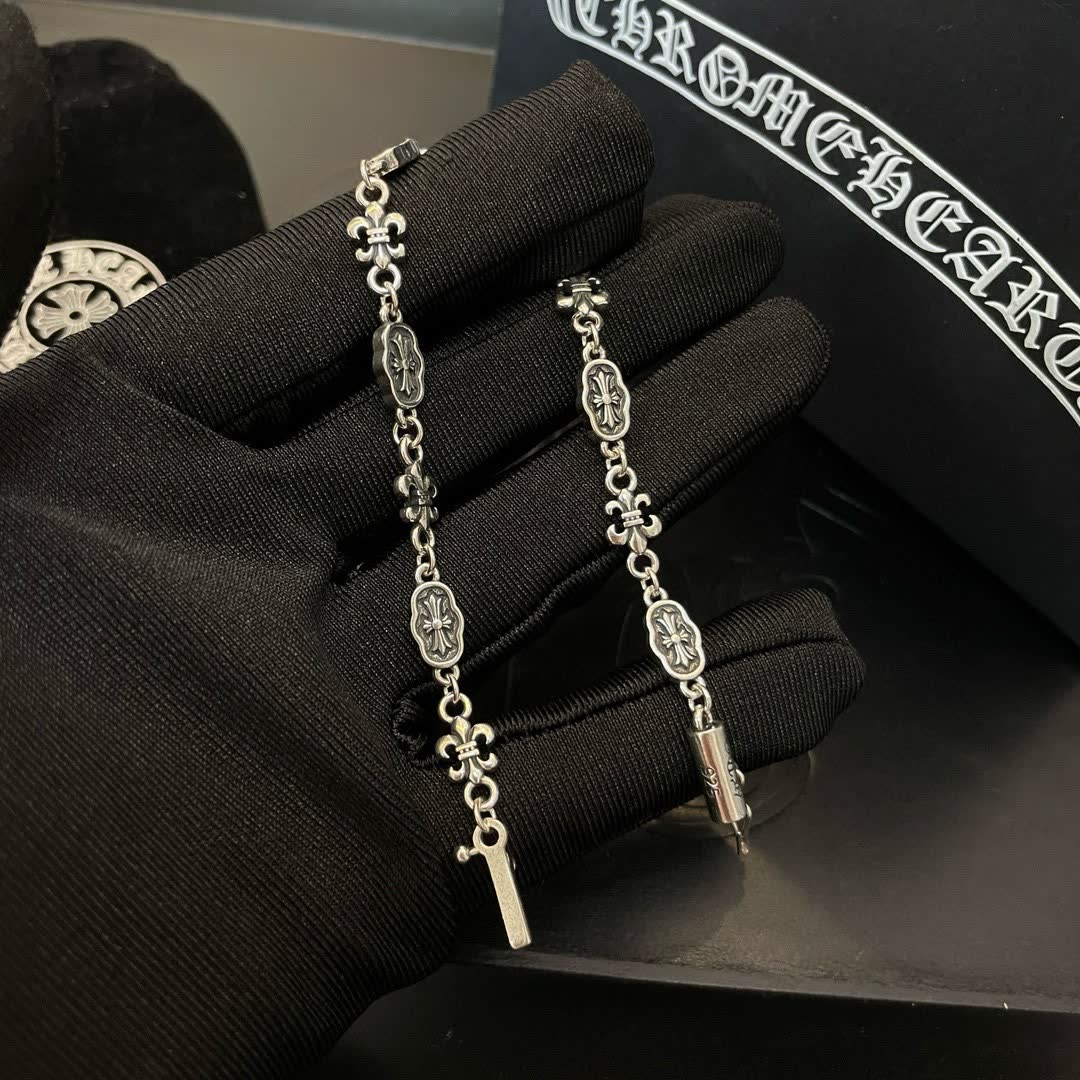 Chrome Hearts Endo Silver Bracelet